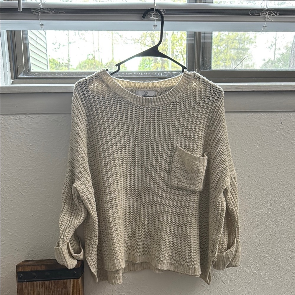 Cozy Cream Knit Sweater